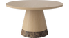 Stolik kawowy Bolia Piro Coffee Table Ø60cm dąb bielony fornir / marmur