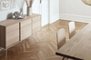 Krzesło Bolia Palm veneer dining chair with armrest - dąb olejowany