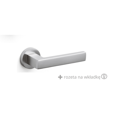 Klamka Olivari Planet chrom satyna + rozeta na wkładkę