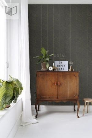 Tapeta Esta Home Black&White with a splash of gold - 139136