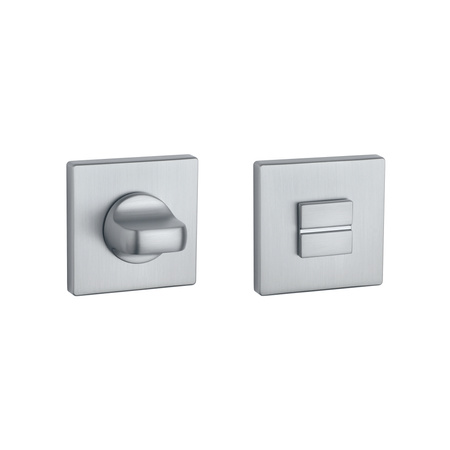 Rozeta APRILE Q SLIM 7MM SC - chrom satynowy WC 4X4