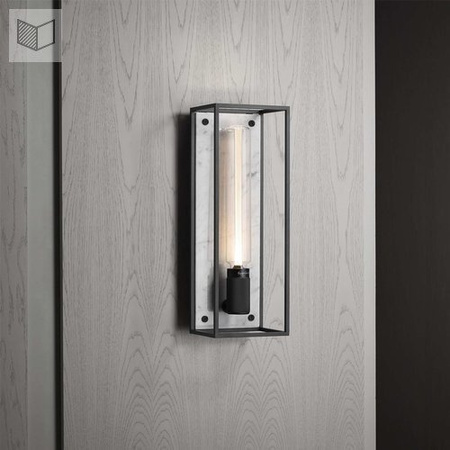 Kinkiet Buster+Punch Caged Wall 1.0 L - biały marmur