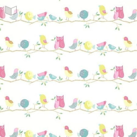 Tapeta Harlequin Book of Little Treasures - What A Hoot 112650