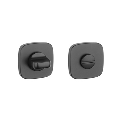 Rozeta APRILE QR SLIM 7MM BK - czarny matowy WC 4X4