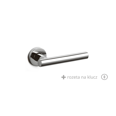 Klamka Olivari Beijing chrom + rozeta na klucz