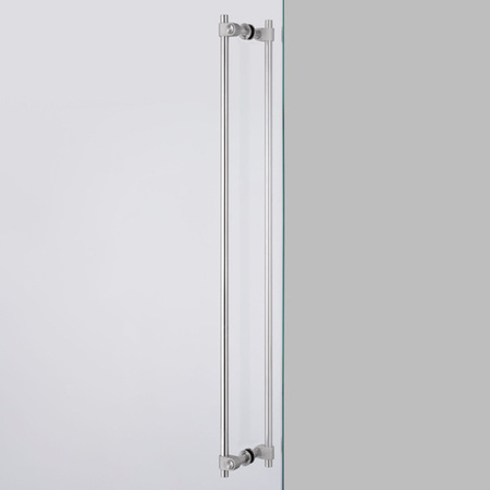 Uchwyt meblowy dwustronny Buster+Punch Closet Bar Double-Sided Cast - srebrny
