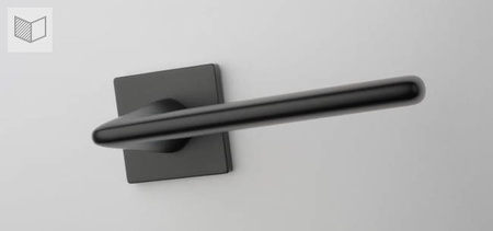 Klamka Aprile Lila Slim 7mm - czarna