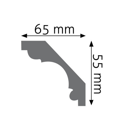 Listwa gzymsowa zdobiona Creativa LGZ-02