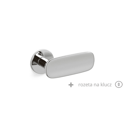 Klamka Olivari Conca chrom + rozeta na klucz