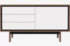 Komoda Bolia Floow sideboard small - biały/orzech