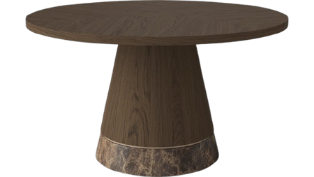 Stolik kawowy Bolia Piro Coffee Table Ø60cm ciemny dąb / marmur