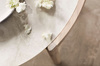 Stolik kawowy Bolia Mix Coffee table Ø46cm - beżowy travertine