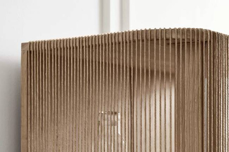 Komoda Bolia Cord Highboard - ciemny dąb