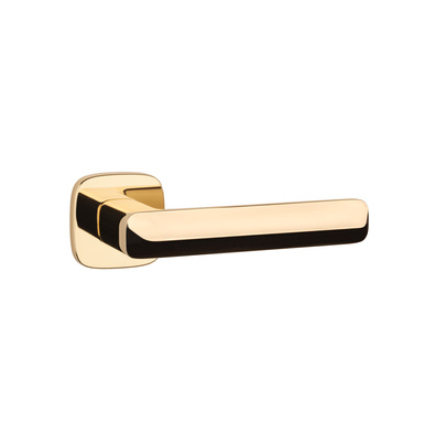 Klamka APRILE STELLA ROZETA QR SLIM 7MM LG - złoty polerowany
