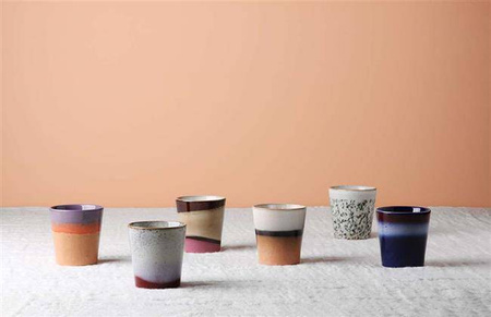 Kubek ceramiczny 70's: frost