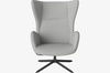Fotel Bolia Solo na czarnych nogach Ascot - light grey 