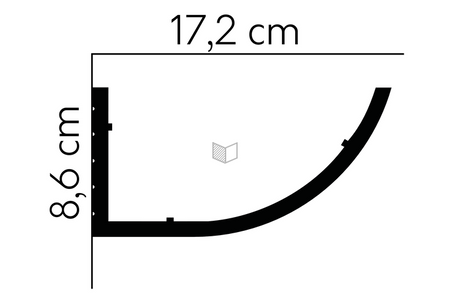 Listwa gzymsowa oświetleniowa Mardom Decor MD362