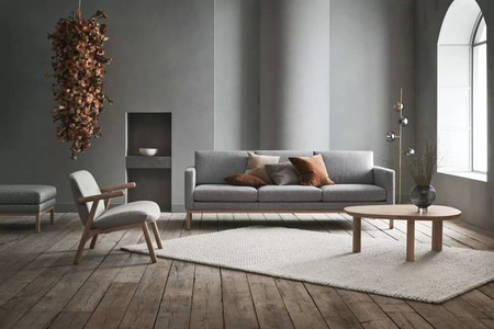 Fotel Bolia Cosh armchair z niskim oparciem London - dust blue