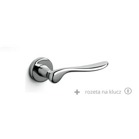 Klamka Olivari Orvieto chrom + rozeta na klucz