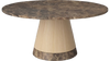 Stolik kawowy Bolia Piro Coffee Table Ø90cm dąb bielony / marmur