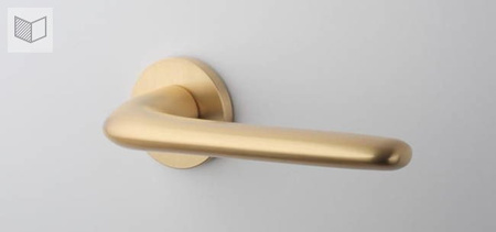 Klamka Aprile Azalia Slim 7mm - złoty mat