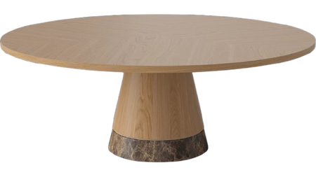 Stolik kawowy Bolia Piro Coffee Table Ø90cm dąb fornir / marmur