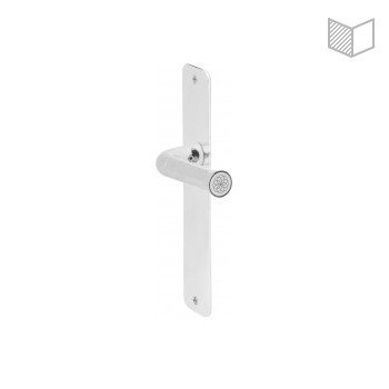 Klamka Formani Nour EV101P211WC** polerowana stal nierdzewna