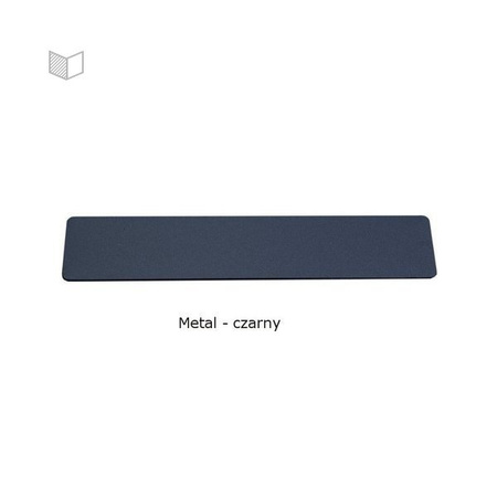 Wstawka M&T do klamek Maximal - metal czarny/grafit