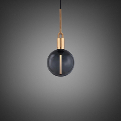 Lampa wisząca Buster+Punch Forked Pendant Globe Smoked Medium złota/przydymiony