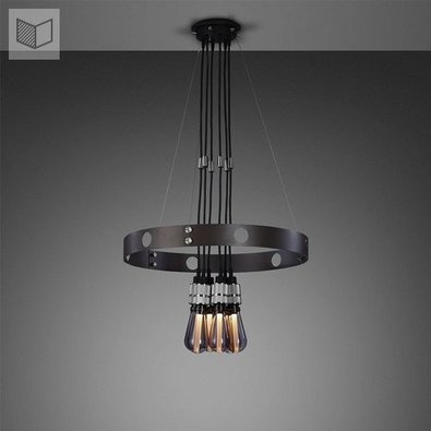 Lampa wisząca Buster+Punch Hero Light - grafitowa/srebrna