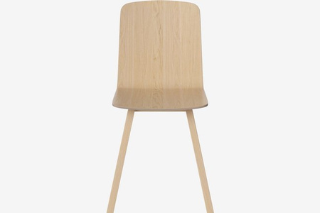 Krzesło Bolia Palm veneer dining chair - dąb bielony olejowany