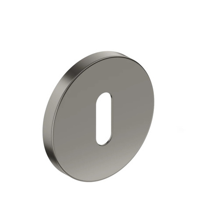 Rozeta Corona Slim - Okrągła na klucz, gunmetal