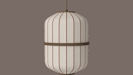 Lampa wisząca Bolia Lucén Pendant - cylinder Ø28 x H37,5 cm, dark oiled oak