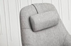 Fotel Bolia Saga armchair z czarnymi nogami Baize - light grey