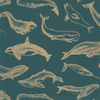 Tapeta Caselio Sea You Soon - Whale Done 102796203
