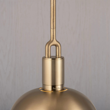 Lampa wisząca Buster+Punch Forked Pendant Shade Globe Smoked Medium złoty/przydymiony