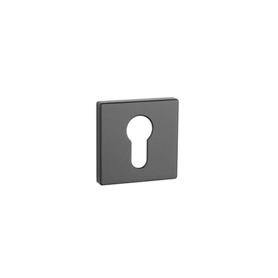 Rozeta APRILE Q SLIM 7MM BLACK - czarny matowy PZ
