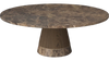 Stolik kawowy Bolia Piro Coffee Table Ø90cm ciemny dąb / marmur