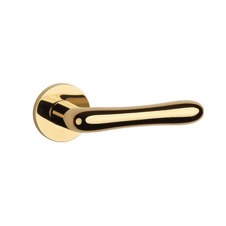 Klamka Aprile Cynia Slim R 7mm - złoty polerowany PVD