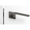 Klamka Corona Scandi - Na szyldzie kwadratowym, gunmetal