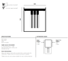 Lampa wisząca Buster+Punch Caged Ceiling 4.0 - biały marmur