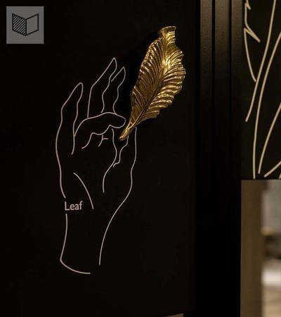 Uchwyt Pap Deco Leaf XL - prawy