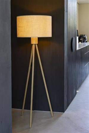 Lampa podłogowa FAN Zuiver bambusowa
