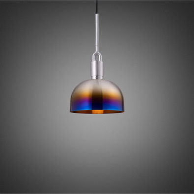 Lampa wisząca Buster+Punch Forked Pendant Shade Medium stalowy palony