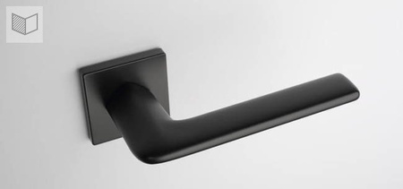 Klamka Aprile Lila Slim 7mm - czarna