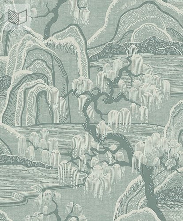 Tapeta Boras Tapeter Eastern Simplicity - Indigo Garden 3131