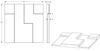 Panel ścienny 3D Orac Decor W102 Cubi