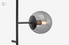 Lampa ścienna Bolia Orb - czarny mat