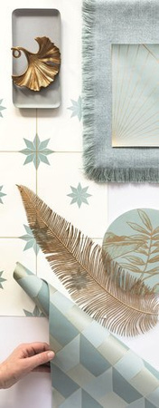 Tapeta Caselio Only Blue - Trendy Tiles 102716026