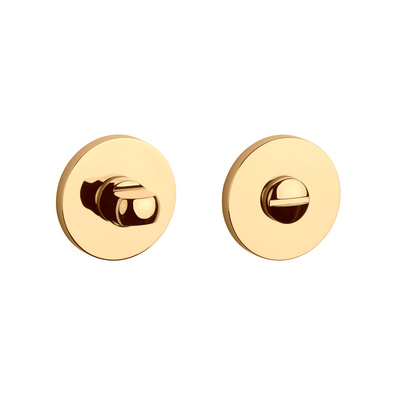 Rozeta APRILE R SLIM 7MM GOLD PVD - złoty polerowany PVD WC 4x4